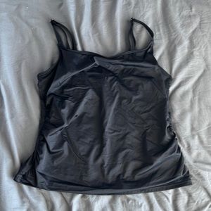 Simons large black swim suit top